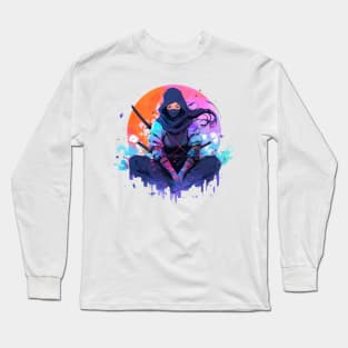 Female Ninja Long Sleeve T-Shirt